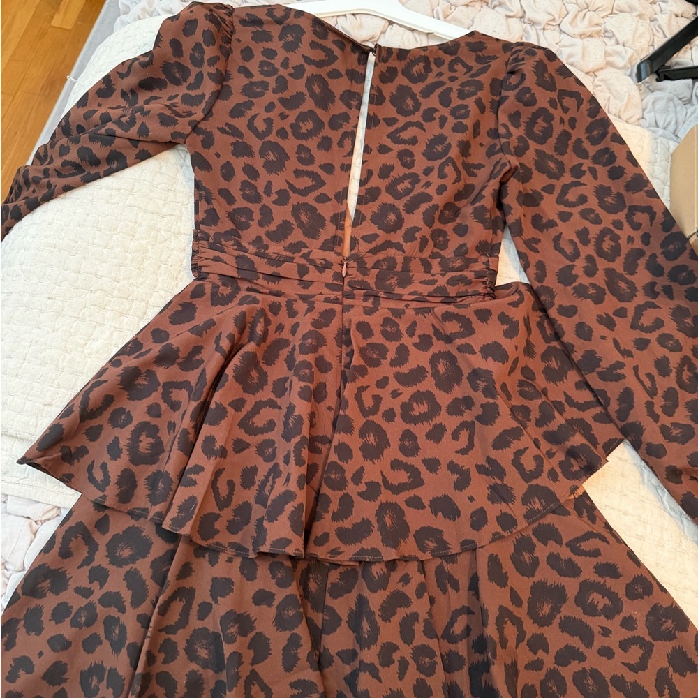 Hello Molly mini cheetah print dress